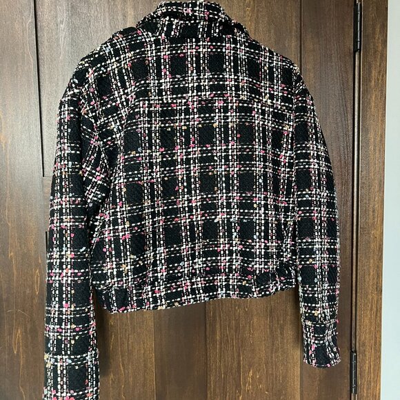 FATE Tweed Bomber Jacket/Coast - VICI - Black & Multicolor - Picture 9 of 10